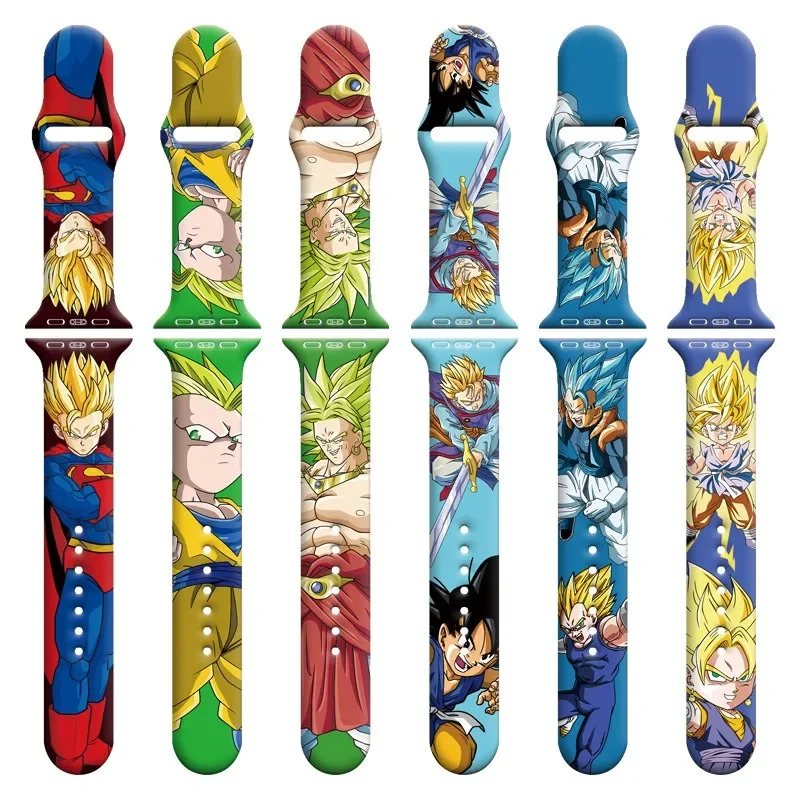 アップルウォッチ用ドラゴンボールアニメウォッチバンド、悟空、シリ