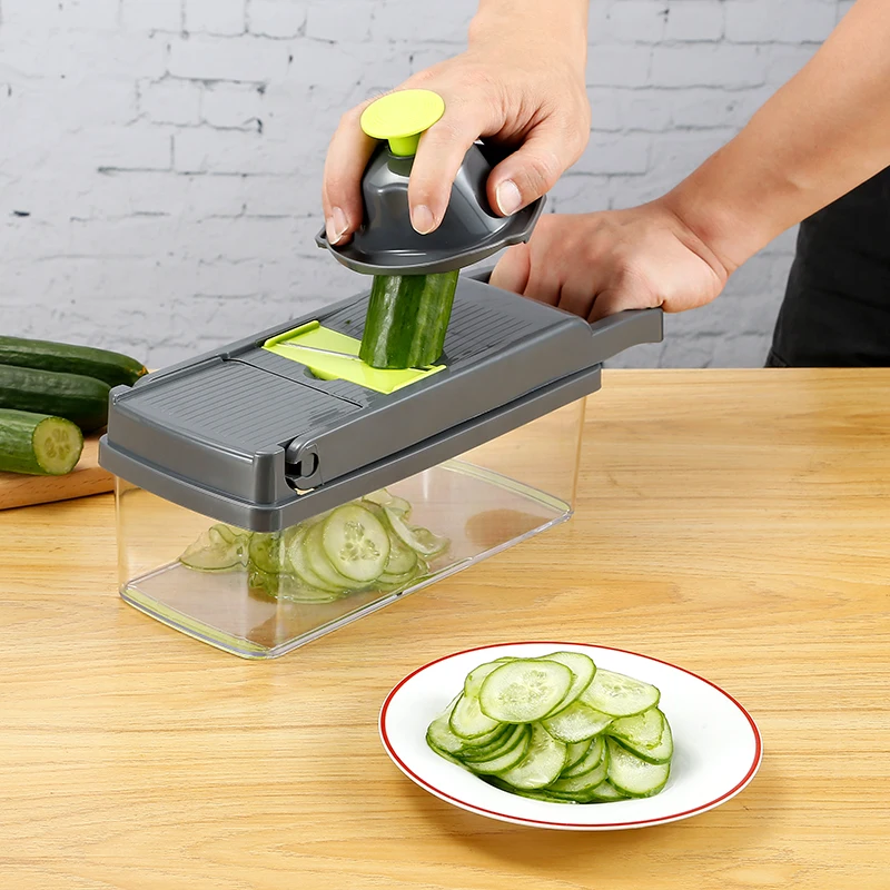 Fruit Vegetable Peeler Multifunctional 14/16 in 1 Chopper Slicer Dicer