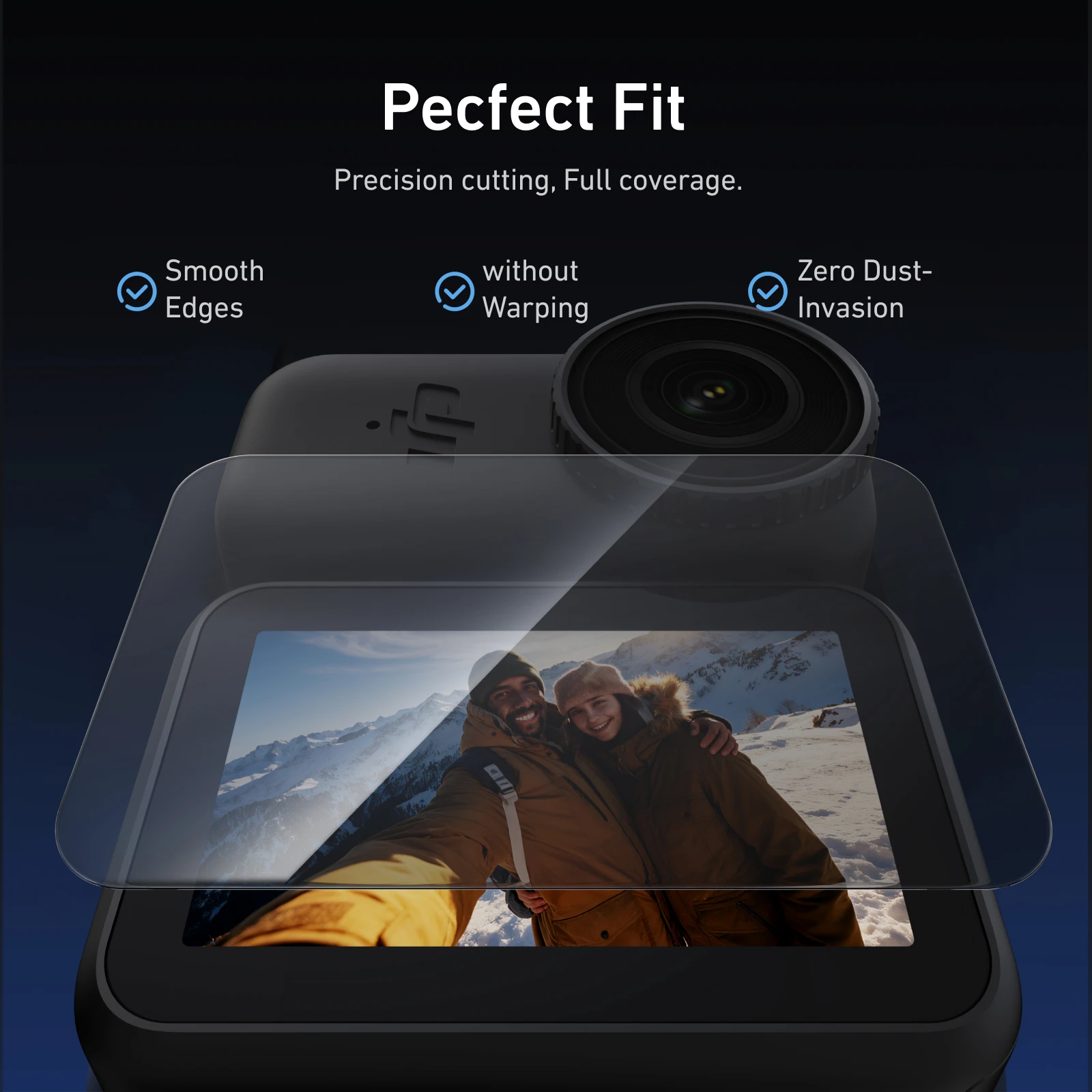 TELESIN فيلم مقسى ل DJI OSMO نانو واقي للشاشة عدسة...