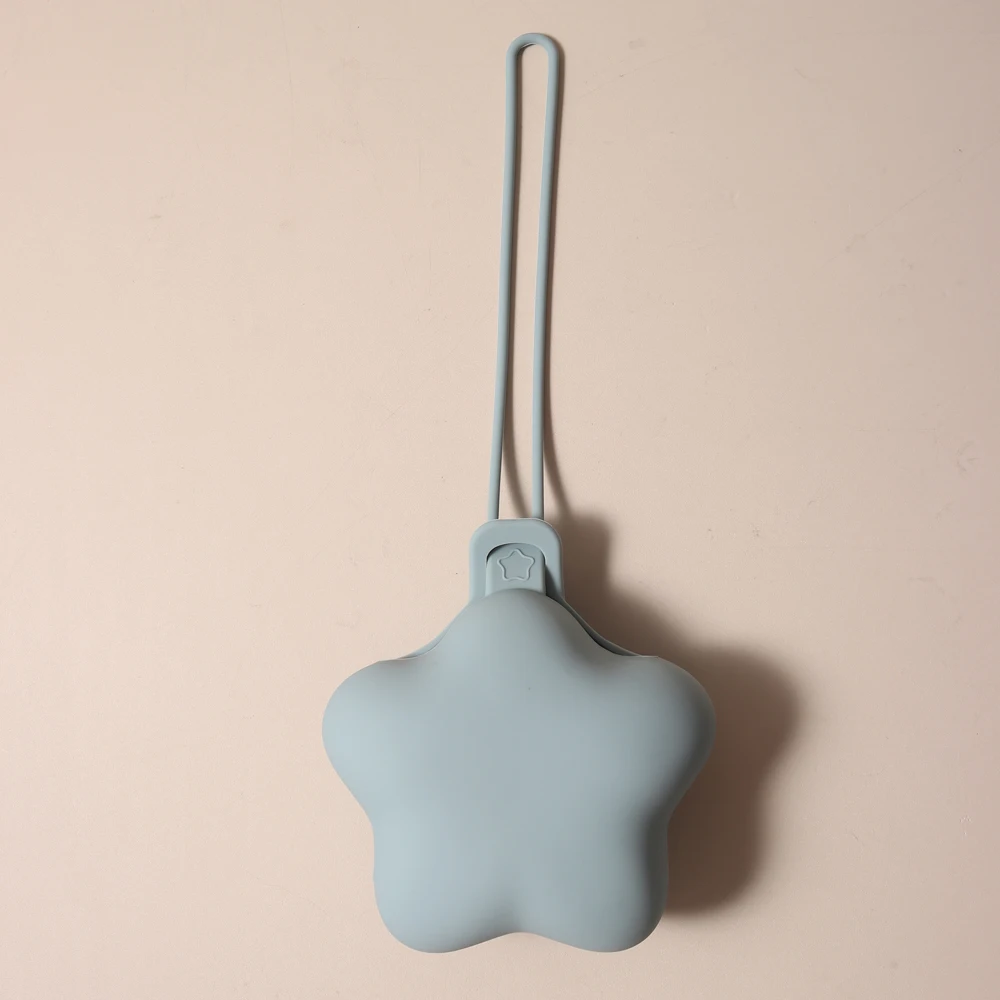 תיק אחסון סיליקון למוצץ בצורת כוכב לתינוק, תיק אחסון למוצץ בצורת כוכב, תיק אחסון למוצץ בצורת כוכב