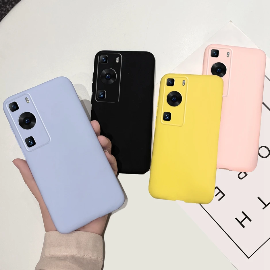 Фото Мягкий Силиконовый противоударный чехол для Huawei P60 Pro Art P60Pro P60Art, противоударный чехол, оригинальная задняя крышка для Honor 60 Pro Honor60 №1