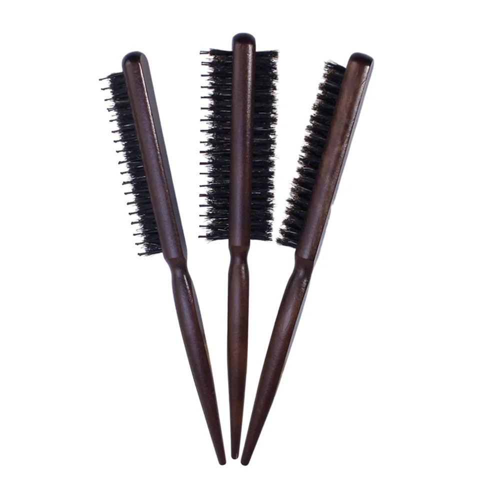 

3 Pcs Hair Comb Set Brush for Slicking Back Parting Modeling Women Salon Tail Bristle Styling Women's