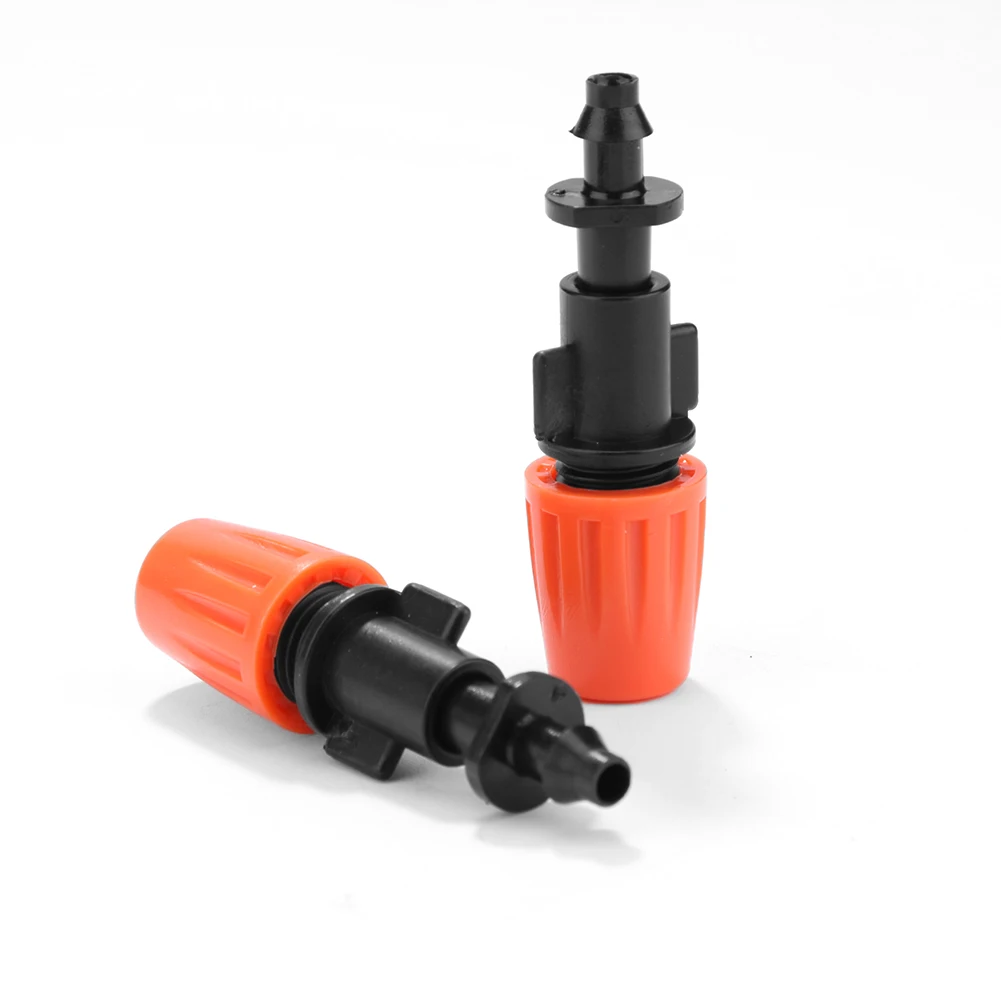 10pcs Micro Barbed Nozzle Adjustable Misting Sprinklers Plastic Portable Multi-function Durable Gardening Watering System Tools