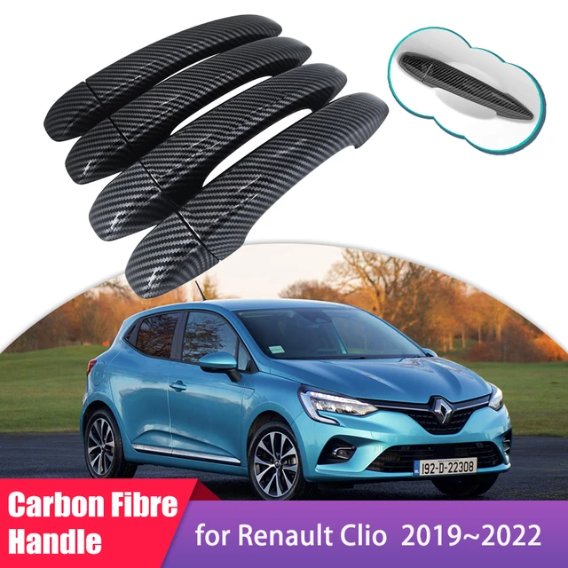 Carbon Fiber Door Handle Cover for Renault Clio Lutecia 5 V MK5 BF 2019  2020 2021 2022 Car Protection Accessories Style Stickers - AliExpress