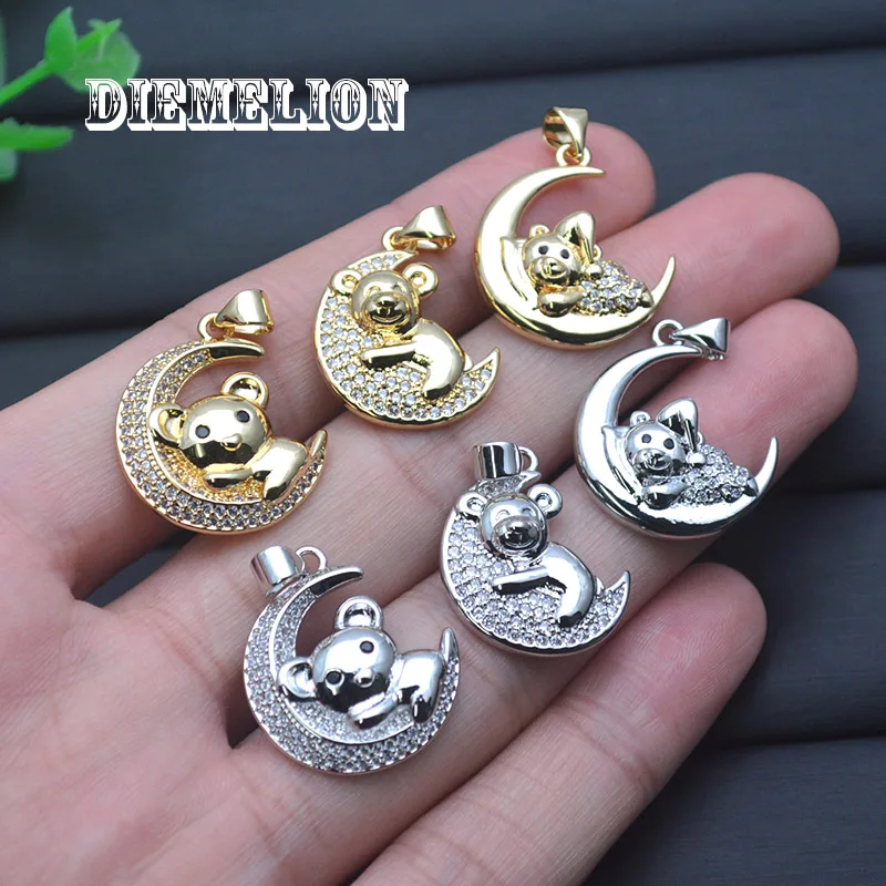 

5 шт./партия, подвески в форме медведя