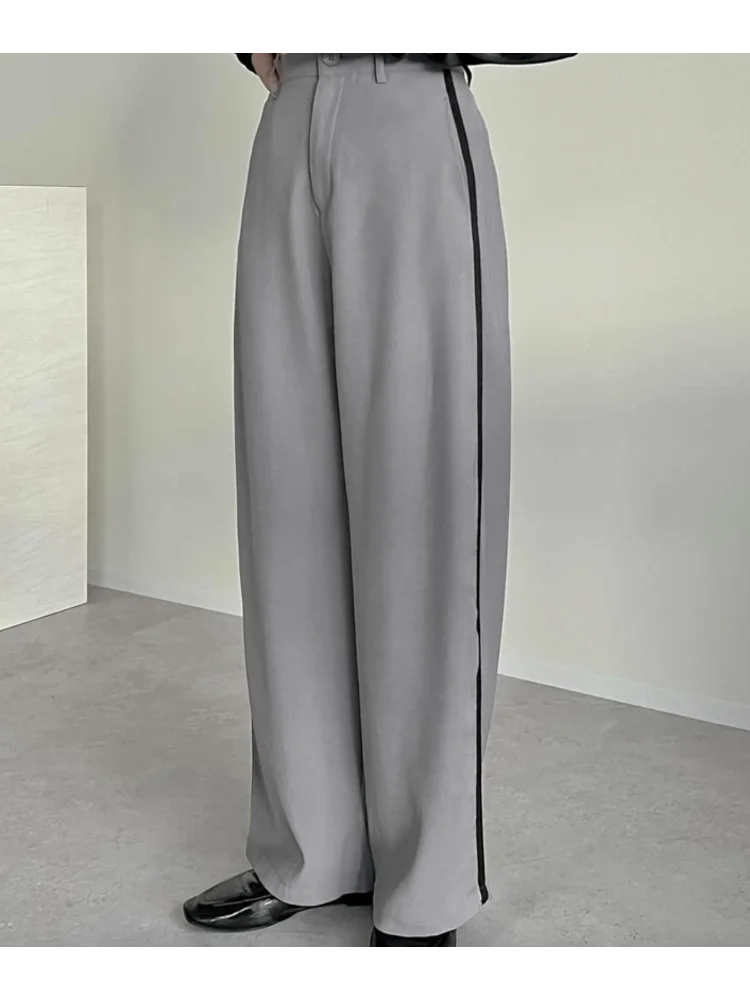 Scimitar Women's Pants Loose Wide Leg Casual Pants Korean Fashion Trousers High Waist Office Solid Color Loose Banana Pants 4