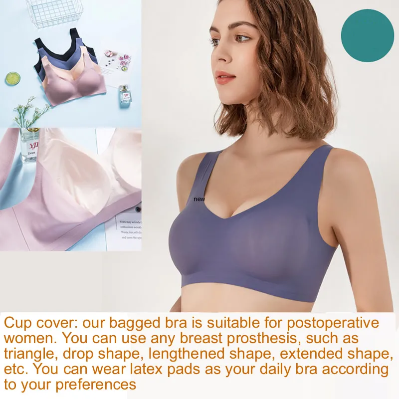 Reggiseno Tasca Per Protesi Mammaria - Cotone Per Crossdressers E Post-Mastectomia - Foto 9