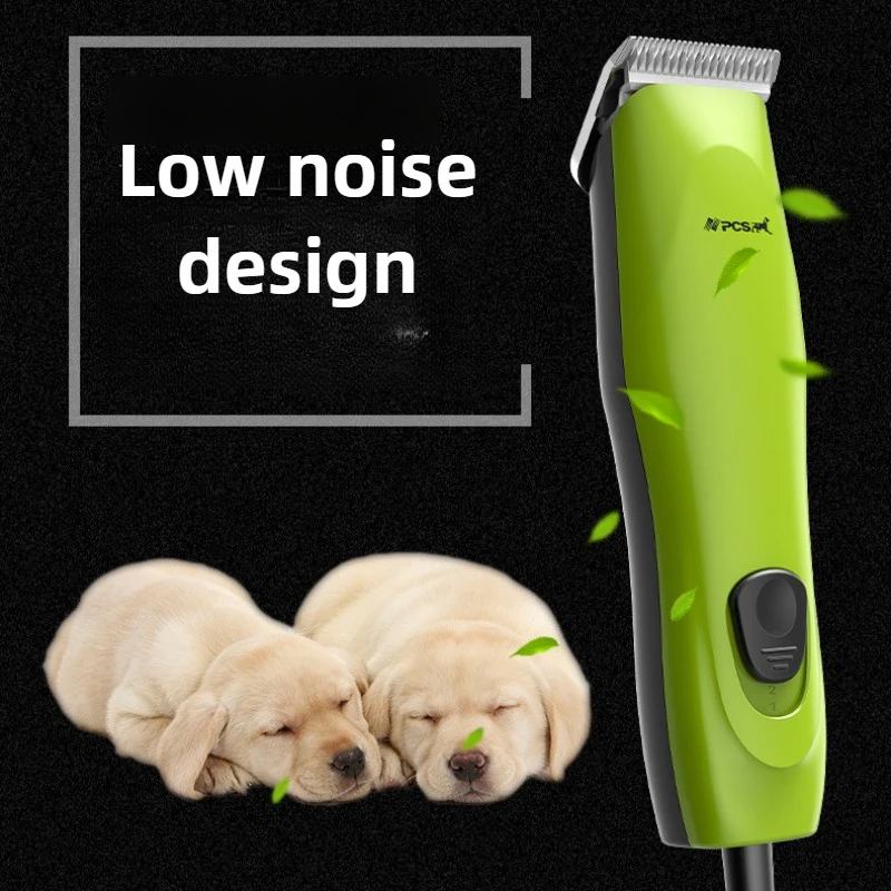 Professional Wired Electric Clipper with Two Levels of Adjustment for Dogs Low-noise Pet Shaver Dog Pusher Pet Hair Trimmer