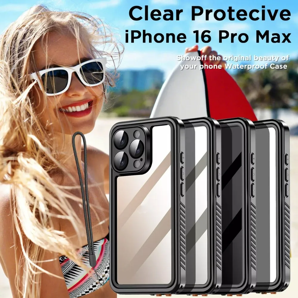 Luxury IP68 Waterproof Metal Aluminum Phone Case – Premium Underwater Swimming Protection Cover