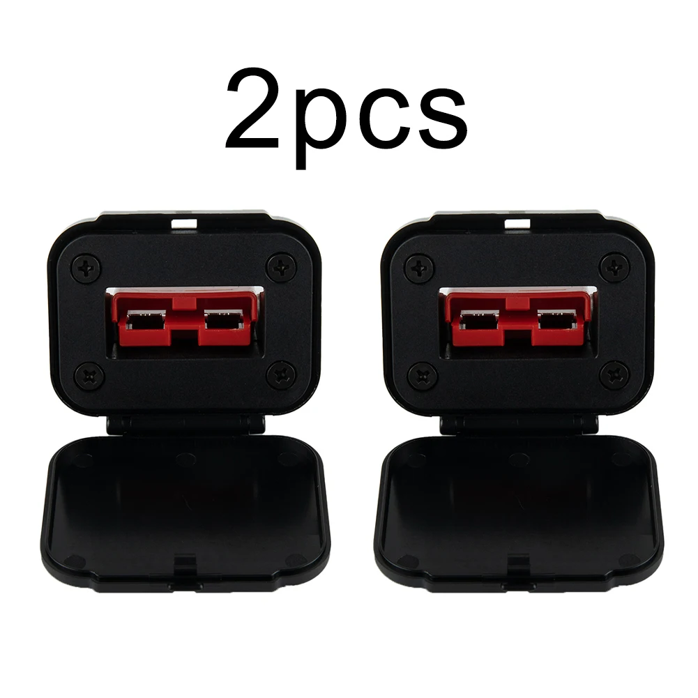 Twin Dual Flush Mount 50 Amp For Anderson Plug Mounting Bracket Caravan Trailer Truck For Anderson Connection Plug Connector 1pc
