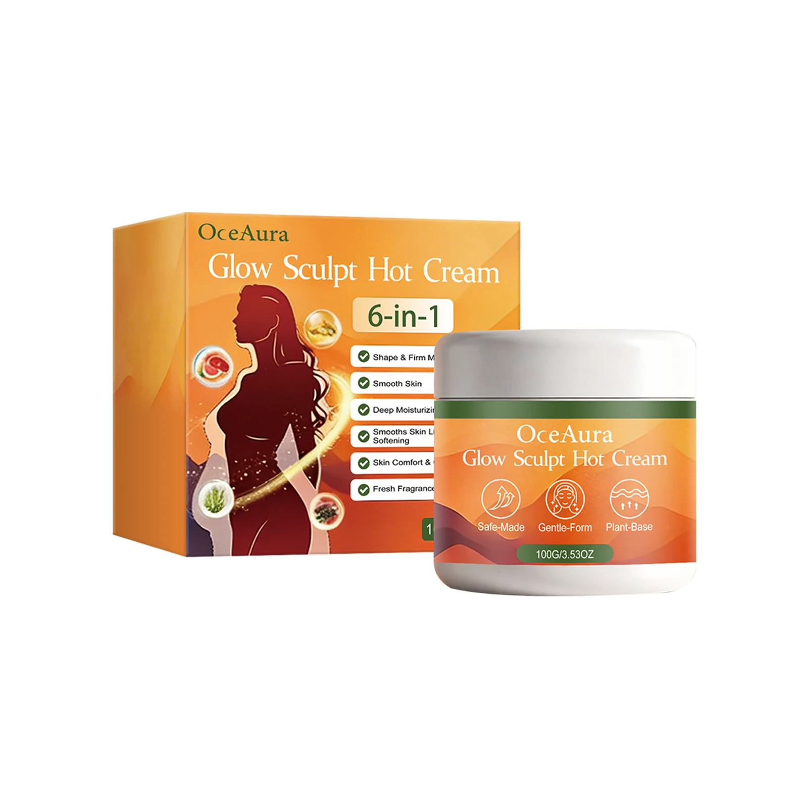 Body Care Gel, Gently Moisturizes Body Skin, Showcases Body Contours, Delicate Skin Texture Gel - 2