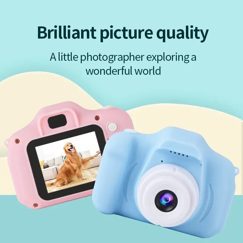 Mini Digital Camera X2 Children Can Take Pictures HD Video Small Photography Children Birthday Gift