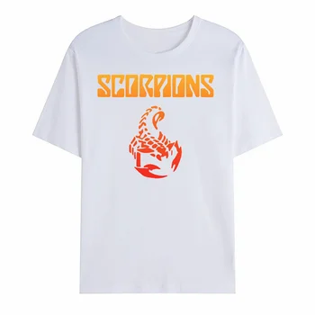 2024 Man Woman Casual T-shirt Scorpions T-Shirt Crazy World Tour Tee Graphic O-neck Cotton Oversized Breathable Streetwear S-3XL