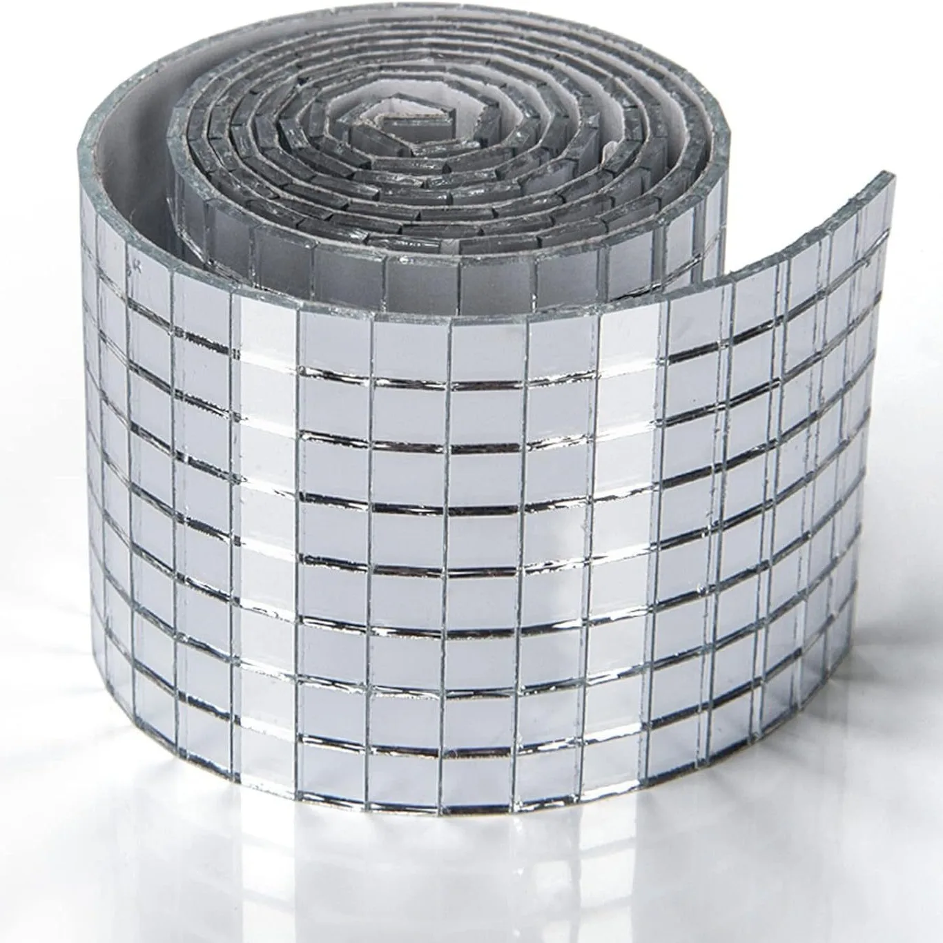 4x100cm Self-Adhesive Real Glass Craft Stickers Reflective Glass Tape Mirror Mosaic Tiles For Making DIY Hand Crafts Home Decor wall sticker mirror wall sticker mirror mosaic tiles