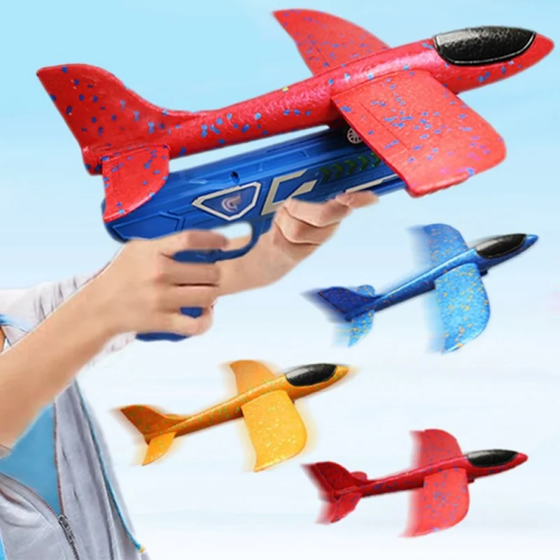 Jouets Lanceur d'avion Mousse souple Modèle d'avion Planeur Lancer à main Jouet  Avion Lanceur d'avion Jouet pour enfants