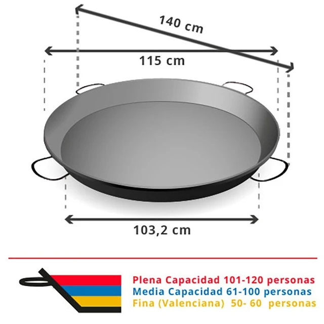 Carbon Steel Paella Pan