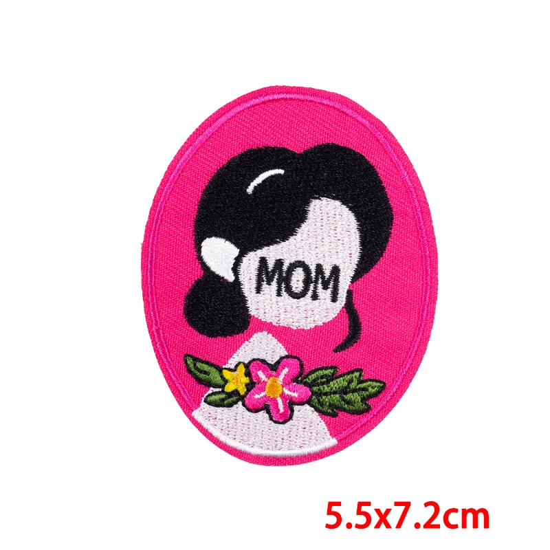 Pink Iron On Patches Letter GIRL Power Woman Fashion Logo Embroidery  Clothing Badge - AliExpress