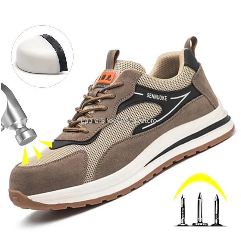 Lightweight Safety Shoes Men Insulated 6KV Work Safety Shoes Breathable