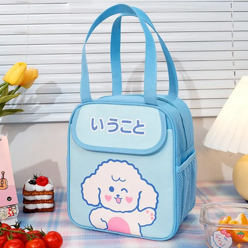 Cute Lunch Bags Kawaii Animal Lunch Box Insulated Lunch Bag for Women  Durable Reusable Tote Bag - AliExpress