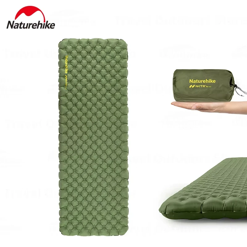 Natureifa-Polymères Gonflables Extérieurs R-value4.6 Simple Air Polymères Épaisseur 8cm Ultraléger Portable Camping Randonnée Matelas Gonflable