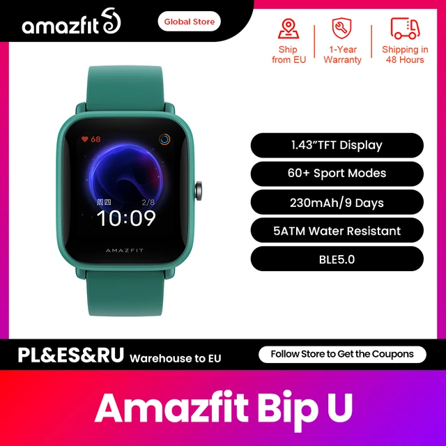 Amazfit-reloj inteligente Bip U Pro, accesorio de Pulsera Original