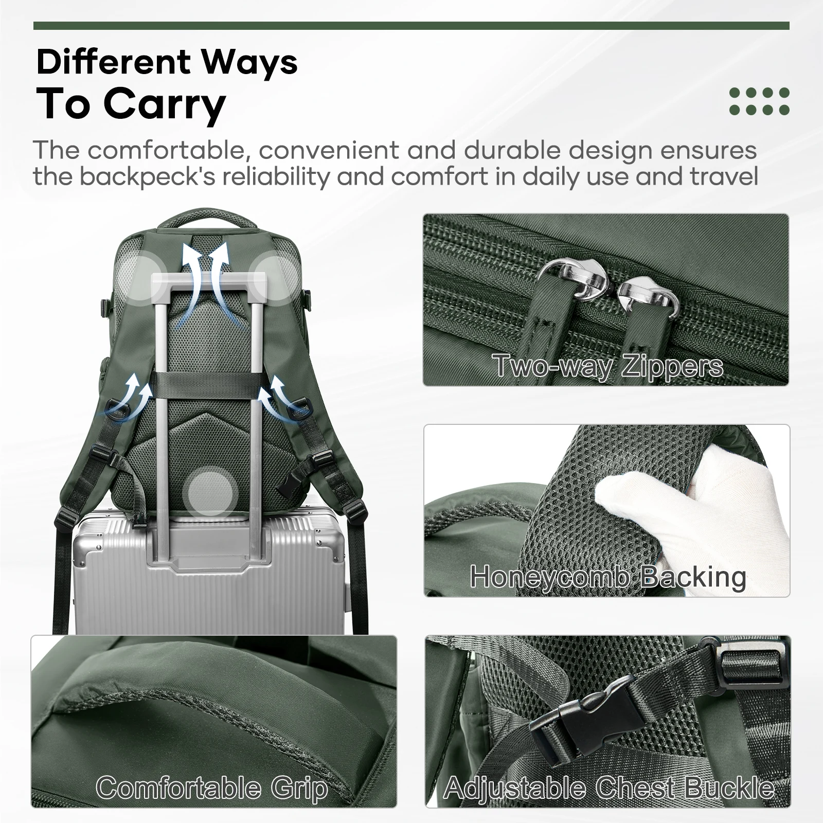 Ryanair 40x20x25 Travel Backpack Men 15.6inch Laptop Vacuum Compression Backpack, Vacuum Clothing Storage Bag Cabin Bag 40x30x20