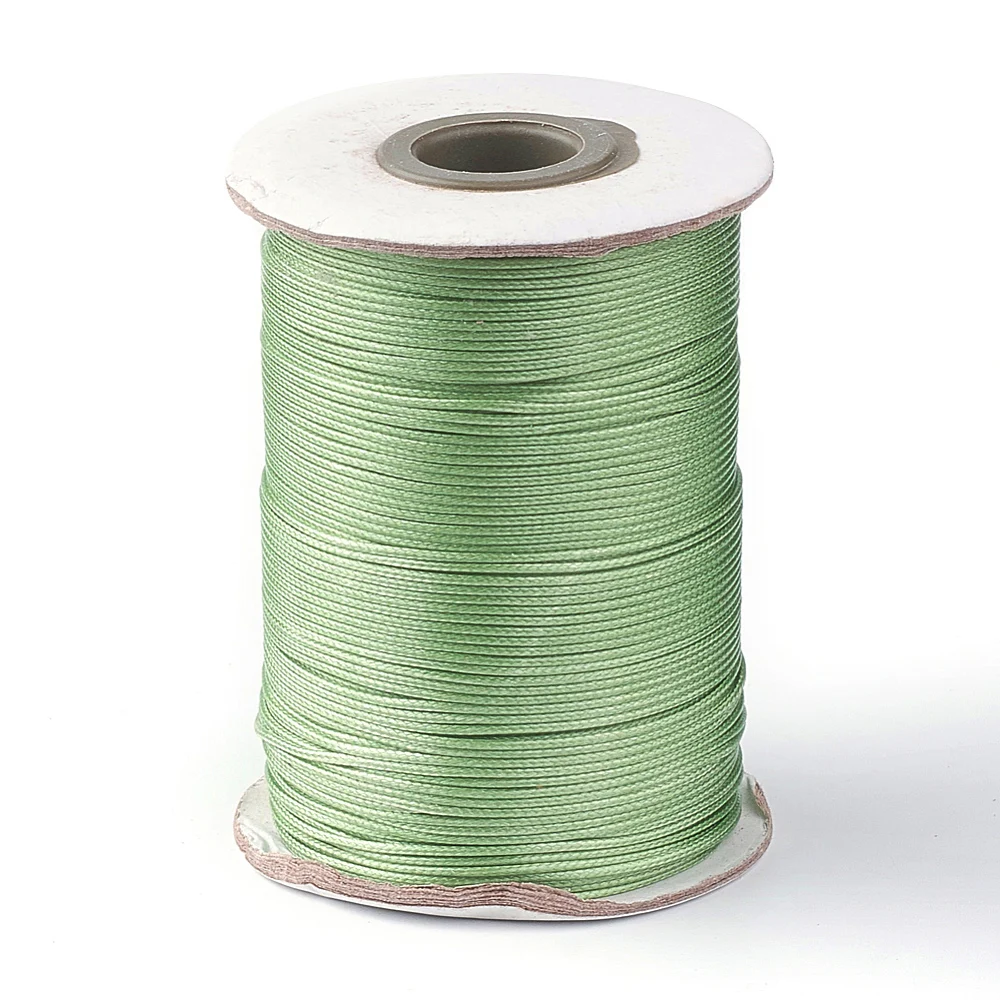 PandaHall 85 Yards/Rolle Premium Koreanische Gewachste Polyesterkordel - 1mm Dick für Schmuckherstellung, Makramee-Armbänder & DIY-Bastelprojekte – Detail 23