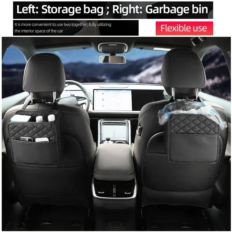 Leather Car Seat Storage Bag 6