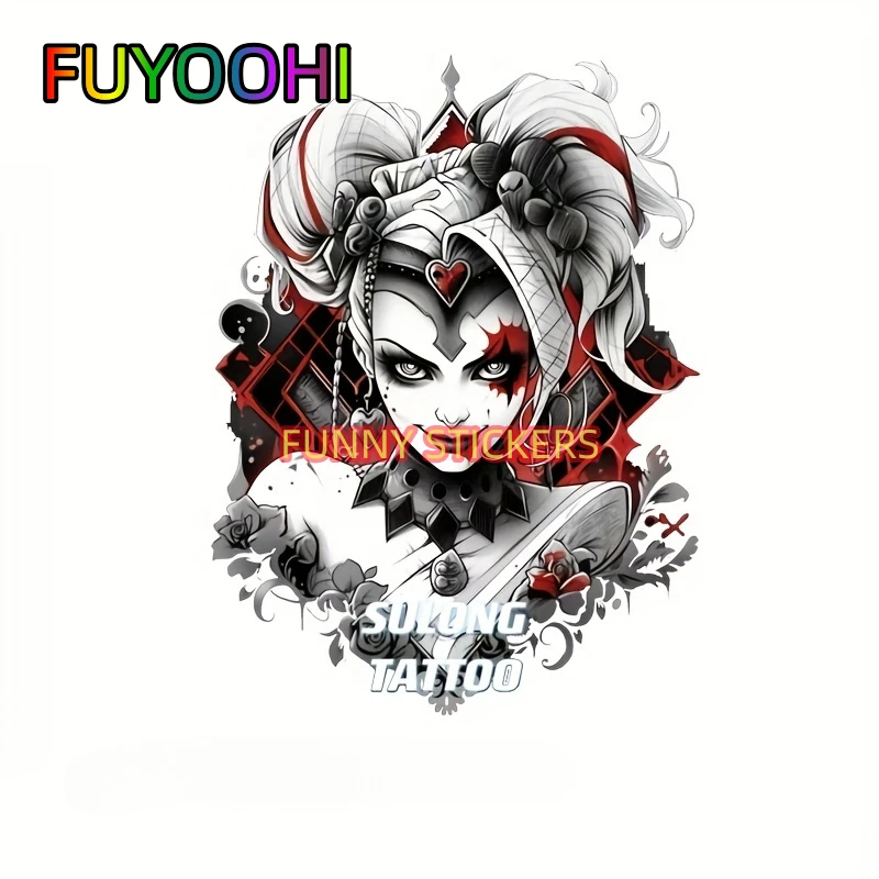 Fuyoohi Dark Demon Girl Car Sticker-Aggiungi Un Tocco Divertente E Unico Al Tuo Veicolo