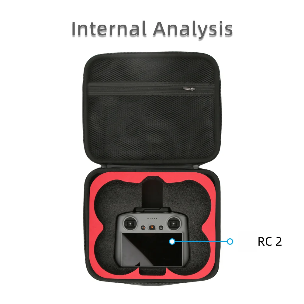 DJI Avata 360 호환 PU 휴대용 케이스, 드론 보호, 컴팩트한 보관 및 간편한 운반용