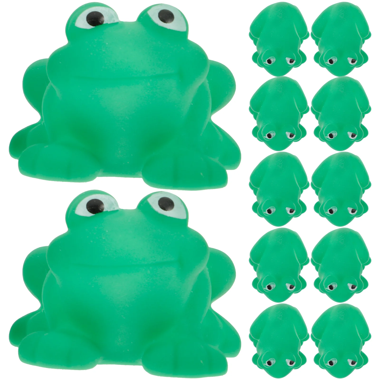 

24 Pcs Infant and Toddler Water Toys Vinyl Household Squeeze Lovely Bath Take Kid Interesting Frog Squeaky Bathtub Kids Shower