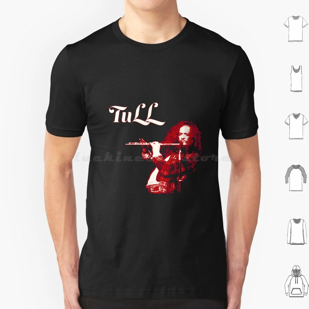 Tull In Aggiunta T Shirt 6Xl Cotton Cool Tee Jethro Tull Music Flute Ian Anderson Tull Jethro 70S Band Classic Aqualung