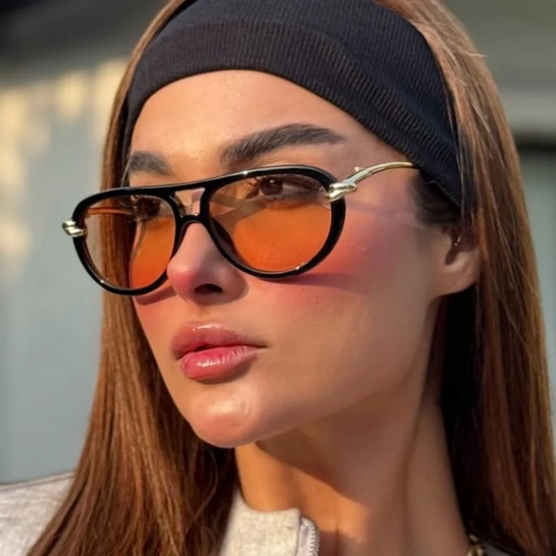 Chic Oversized Aviator Sunglasses for Everyday Style and Sun Protection
