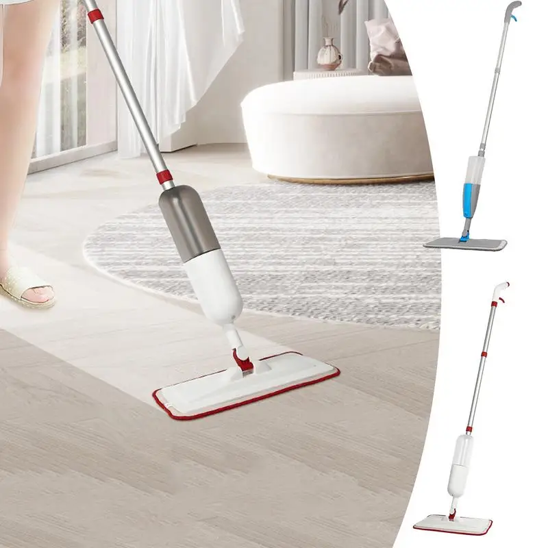 

Microfiber Spray Mop Water spray flat mop household one mop Wet Mops with Washable Pads Floor Mop with Sprayer home supplies