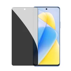 Anti - Spy Tempered Glass Privacy Screen Protector for Sharp Aquos R9 (Transparent)