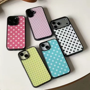 Full Screen Colorful Polka Dots Phone Case For iPhone 17 Air 16e 16 Pro Max 15 14 Plus 13 12 11 Shockproof Silicone Back Cover 1