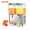 VEVOR Commercial Beverage Dispenser.5 Gallon 36L 2 Tanks Juice Dispenser CommercialFood Grade Material Ice 1