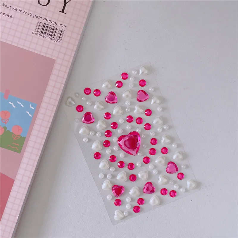 3D Gem Stickers Shiny Diamond Sticker Acrylic Crystal Sticker DIY  Three-dimensional Decoration Rhinestone for Kids