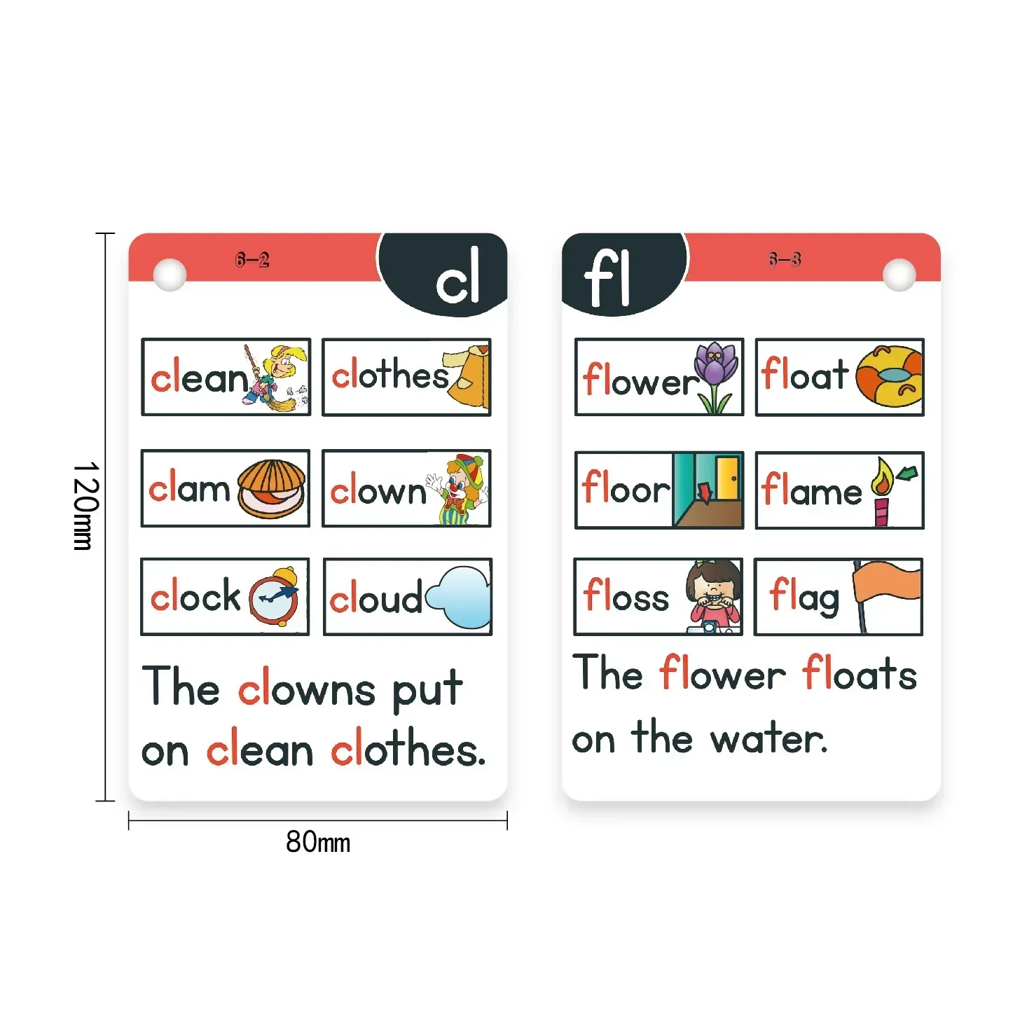 112 Groups of 67 Waterproof Natural Phonics English Learning Cards Read Books Classroom Supplies Montessori for Kids Gift 6