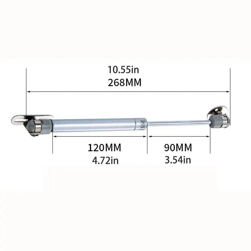 Cabinet Hinge Cabinet Hinge 100N Furniture Pneumatic Support Rod Up-Flip Door Hydraulic Rod Air Pressure Telescopic Buffer Air Support