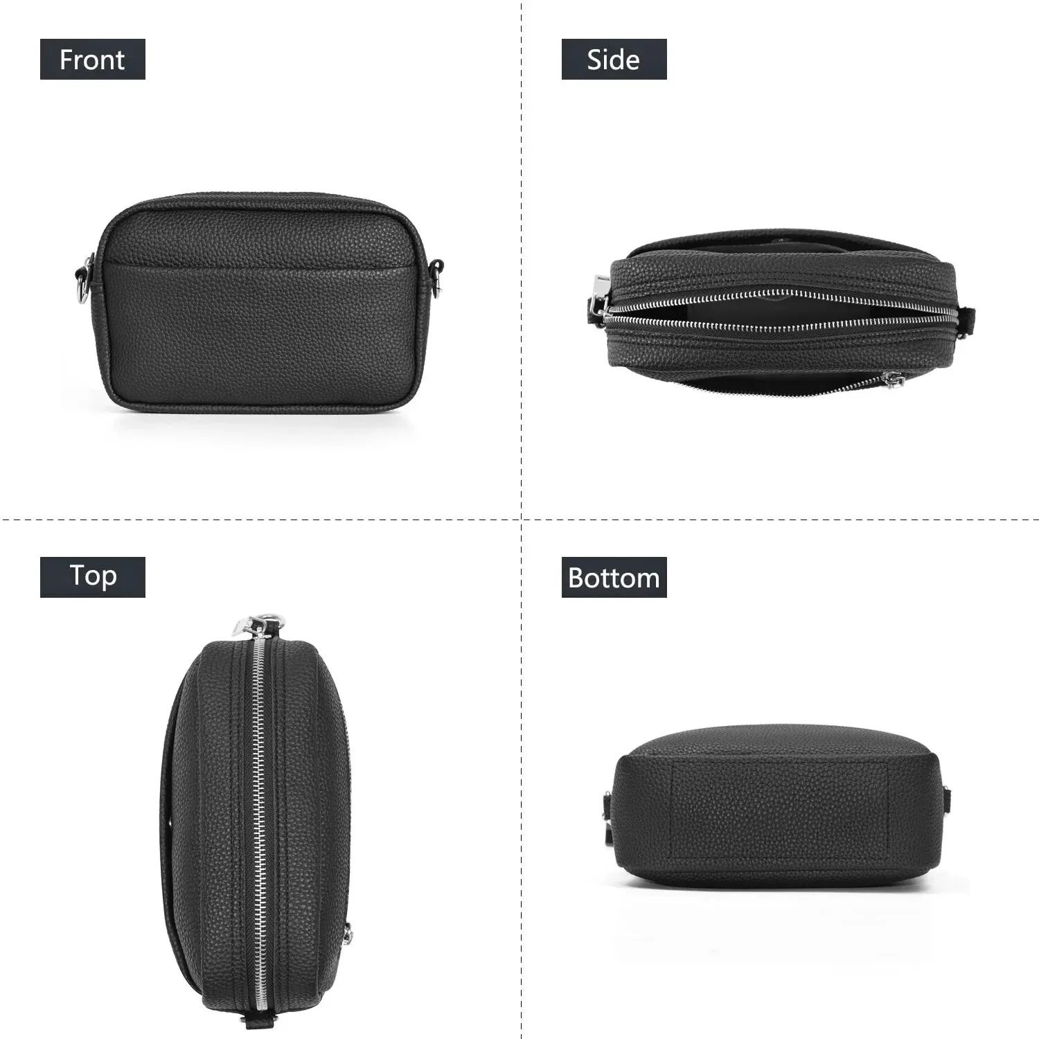 Crossbody Bags for Women Stylish Wide Strap Shoulder Bag PU Leather Daily Use Purses and Handbags with Zipper crossbody bag women shoulder bag