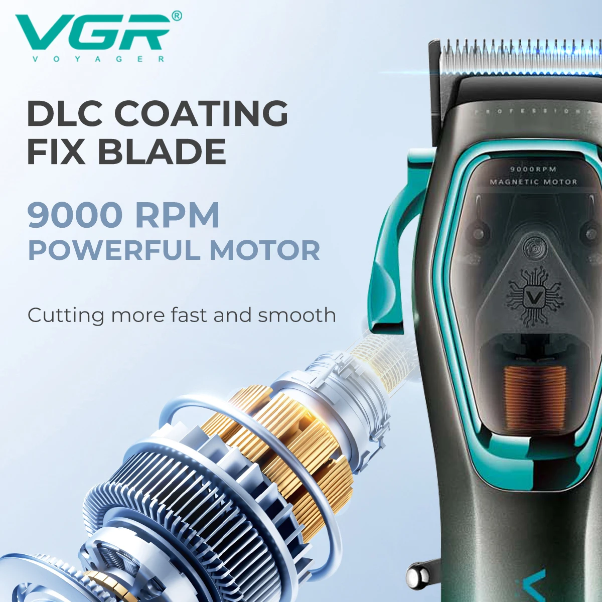 VGR مقص الشعر المهنية الشعر المتقلب 9000 دورة في ا...
