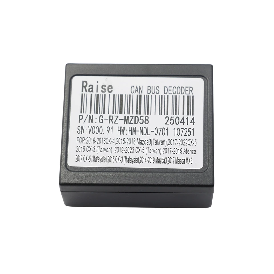 Android Power Cable Canbus Box Decoder for Mazda 3 Axela CX-3