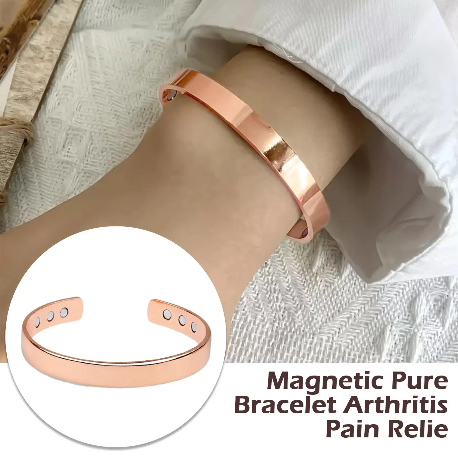 

Magnetic Color Bracelet Healing Biotherapy Arthritis Bracelet Unisex Pain Accessory Relief Fashion G4Y0