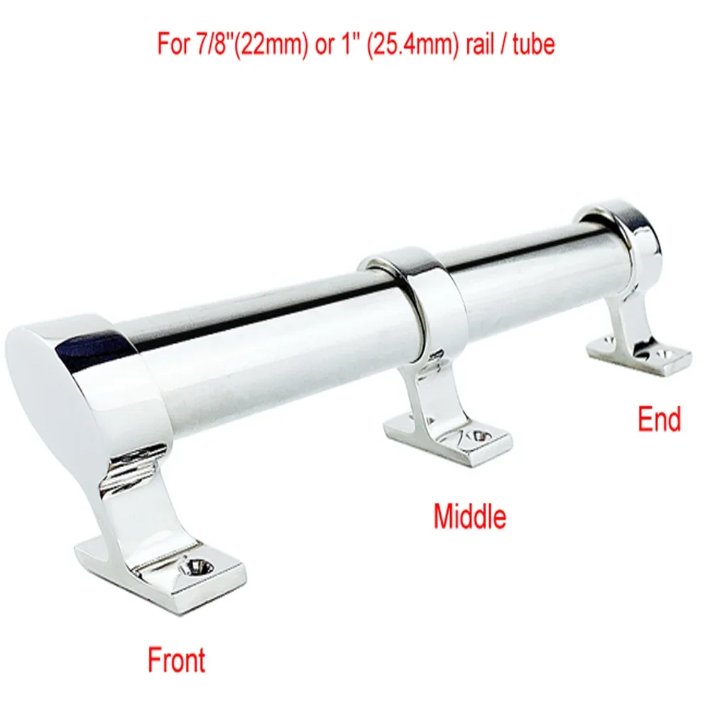 1pc Angles 316 Stainless Steel Boat Hand Rail Fitting Marine Railing Support Bracket Tube Stanchion Hardware Yacht Accessories