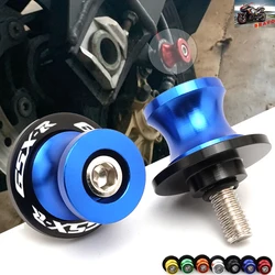 For SUZUKI GSXR 125/150/600/750/1000 GSX-R Spools Sliders Stand Screws CNC M8 Motorcycle Accessories Swingarm 1Pair Bolts