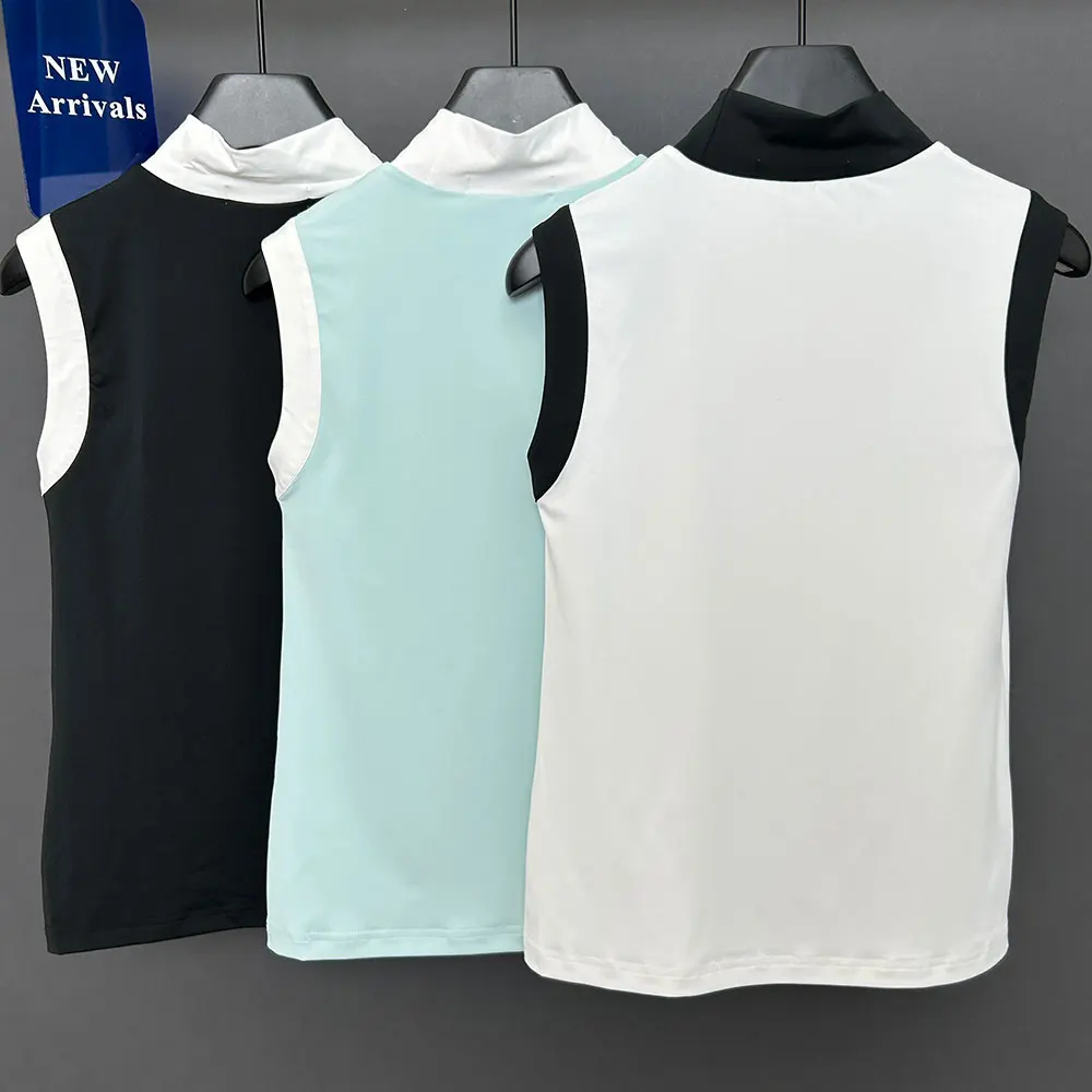 Women's Golf Sleeveless T-shirt Golf Sports Shirt Comfortable Breathable Quick Drying women tops women golf polo shirt