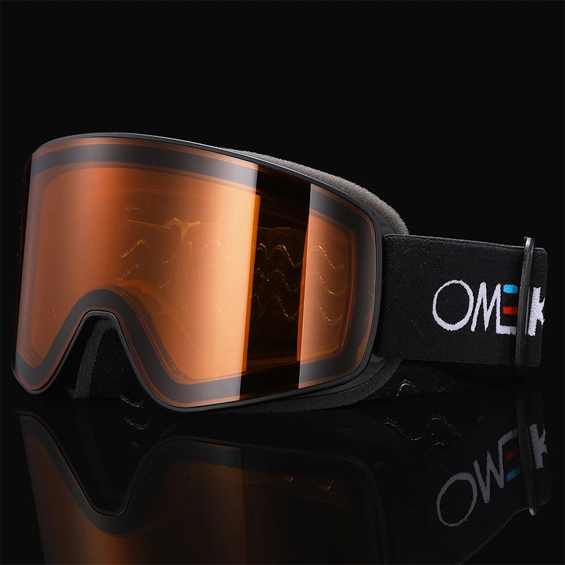 OMEKOL Double Layer Anti Fog Ski Goggles Snow Snowboard Mask Snowmobile Glasses