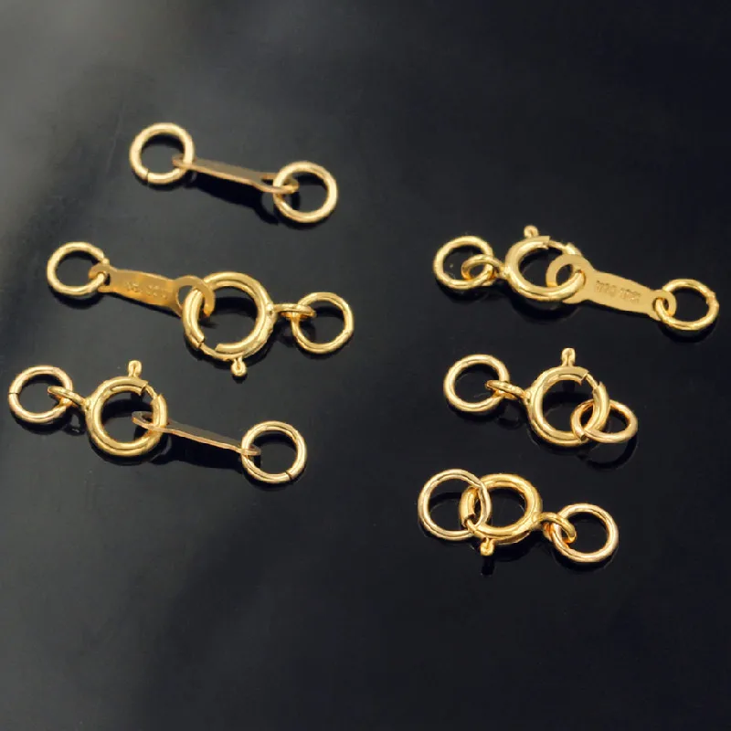 10pcs 2/3/4/5/6mm 14K gold filled closed jump rings 14K gold