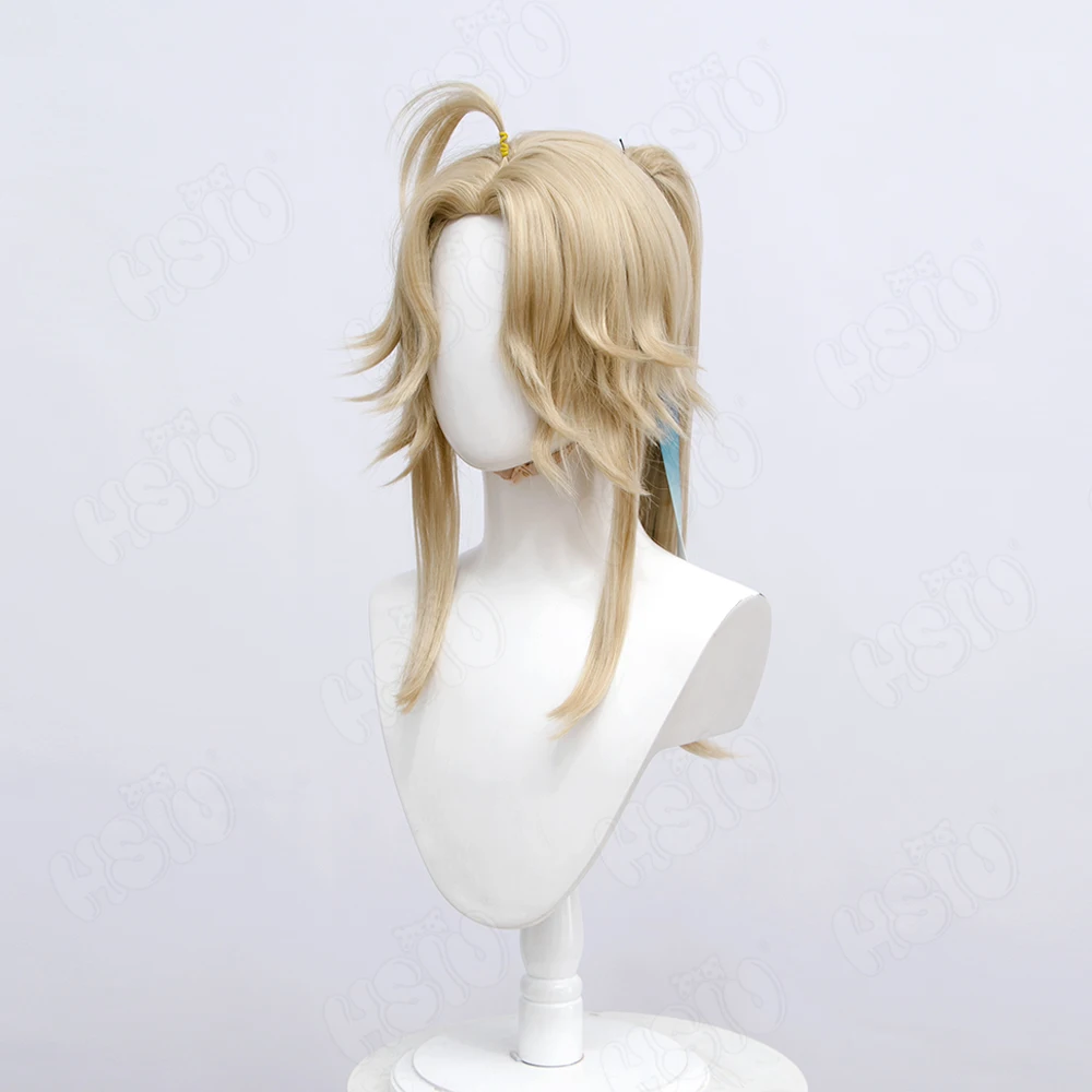

Honkai Star Rail Cospla Wig Yanqing Cosplay Wig Light linen short hair Synthetic Wig+wig cap Honkai Star Rail Wig